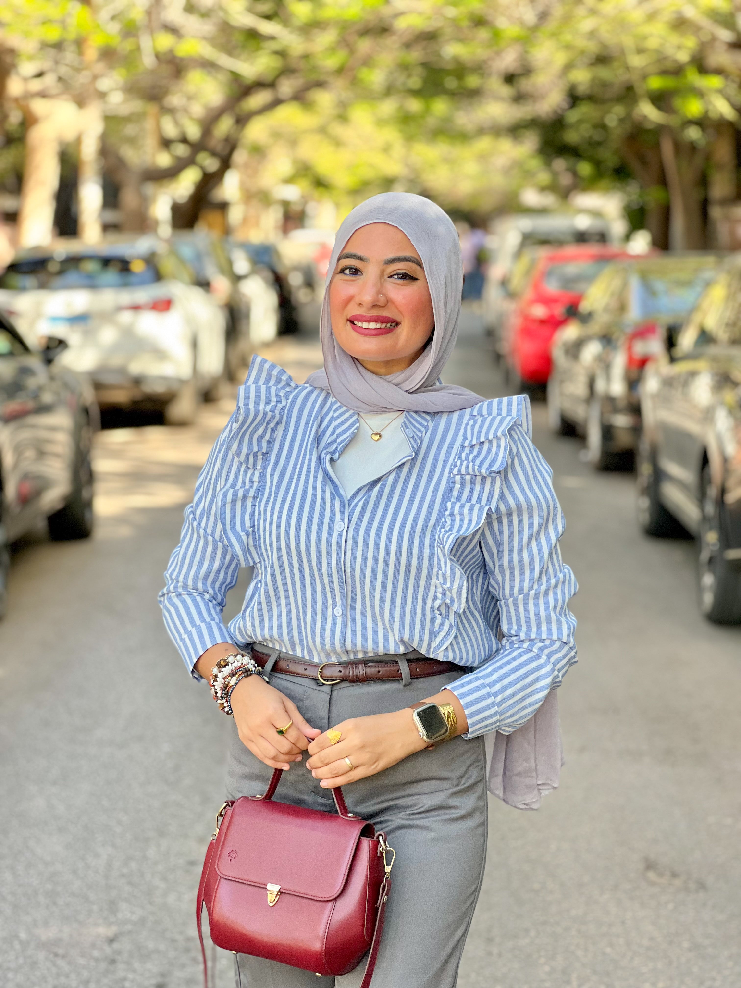 قميص ياسمينة المخطط