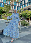 فستان الهمسات الأزرق